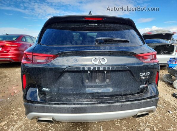 3PCAJ5M38LF117026 2020 INFINITI QX50 Black Հետևի տեսք