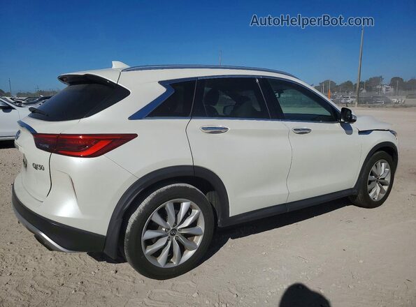 3PCAJ5M39KF113243 2019 INFINITI QX50 White Rear right