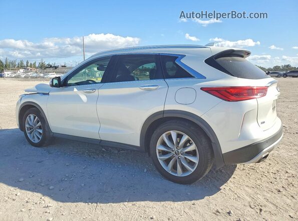 3PCAJ5M39KF113243 2019 INFINITI QX50 White Rear left