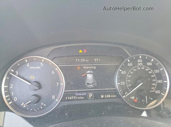 3PCAJ5M39KF113243 2019 INFINITI QX50 White Instrument cluster view
