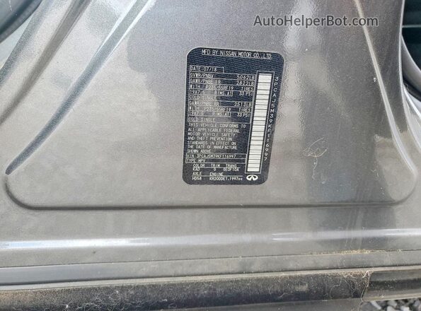 3PCAJ5M39KF116997 2019 INFINITI QX50 Charcoal Widok wnętrza 360 stopni