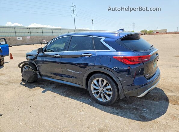 3PCAJ5M39KF139809 2019 INFINITI QX50 Blue Rear left