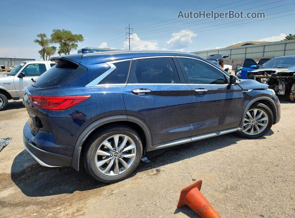 3PCAJ5M39KF139809 2019 INFINITI QX50 Blue Rear right