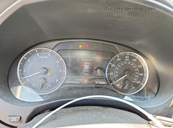 3PCAJ5M39KF139809 2019 INFINITI QX50 Blue Instrument cluster view