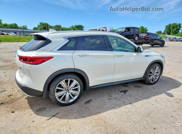 3PCAJ5M39LF116287 2020 INFINITI QX50 White Rear right
