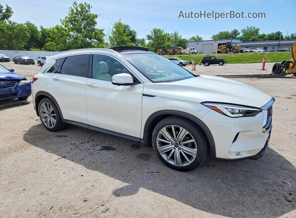 3PCAJ5M39LF116287 2020 INFINITI QX50 White Front right