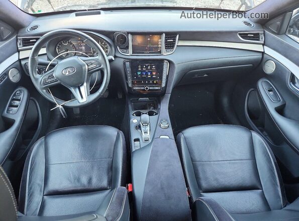 3PCAJ5M3XKF118211 2019 INFINITI QX50 Black Առջևի վահանակի տեսք
