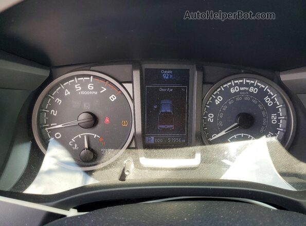 3TMAZ5CN2HM052043 2017 TOYOTA TACOMA Серебряный Вид щитка приборов