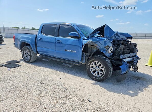 3TMAZ5CN2KM112006 2019 TOYOTA TACOMA Blue Передня права чверть