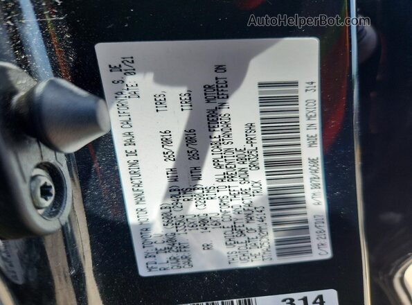 3TMAZ5CN2MM146143 2021 TOYOTA TACOMA Black Widok komory silnika