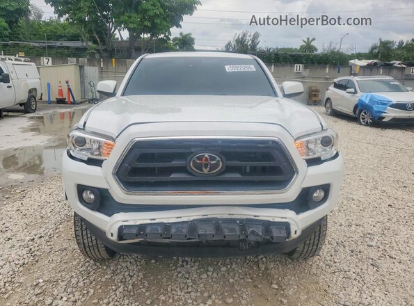 3TMAZ5CN2MM156767 2021 TOYOTA TACOMA White წინა ხედი