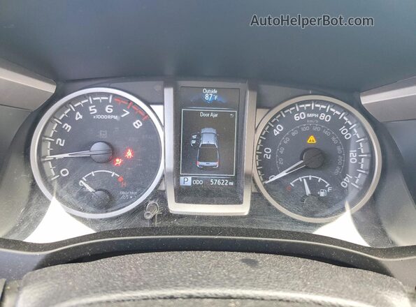 3TMAZ5CN2MM157031 2021 TOYOTA TACOMA Silver Սարքավորումների վահանակի տեսք