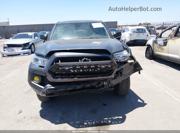 3TMAZ5CN2PM199428 2023 TOYOTA TACOMA Black Սալոնի հետևի տեսք