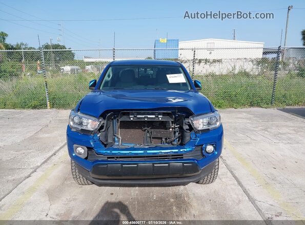 3TMAZ5CN3HM041908 2017 TOYOTA TACOMA Blue Instrument cluster view