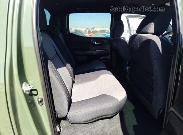 3TMAZ5CN3MM155191 2021 TOYOTA TACOMA Green უკანა სავარძლების ხედი