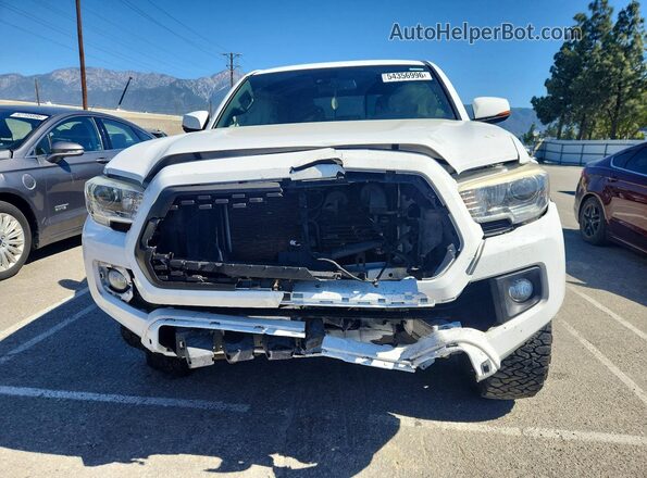 3TMAZ5CN4JM054351 2018 TOYOTA TACOMA White წინა ხედი