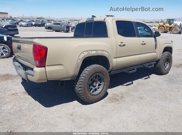 3TMAZ5CN6GM014054 2016 TOYOTA TACOMA Tan Rear right