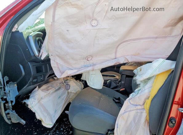 3TMAZ5CN7KM085434 2019 TOYOTA TACOMA Red Vista interior delantera