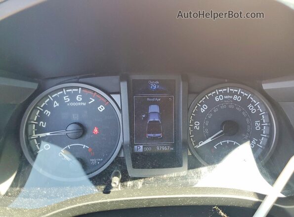 3TMAZ5CN8HM052676 2017 TOYOTA TACOMA Оранжевый Вид щитка приборов