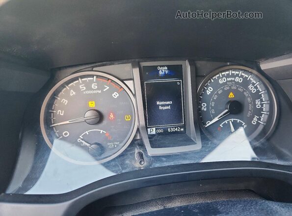 3TMAZ5CN9HM029228 2017 TOYOTA TACOMA Blue Vista del cuadro de instrumentos