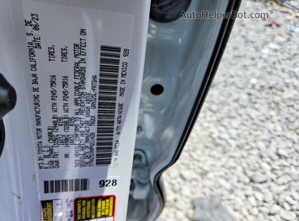 3TMAZ5CN9PM211428 2023 TOYOTA TACOMA White Engine compartment view