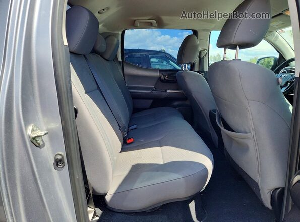 3TMAZ5CNXLM117732 2020 TOYOTA TACOMA Silver უკანა სავარძლების ხედი