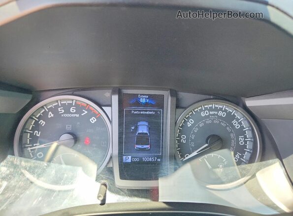 3TMAZ5CNXLM123031 2020 TOYOTA TACOMA Gray ხელსაწყოთა პანელის ხედი