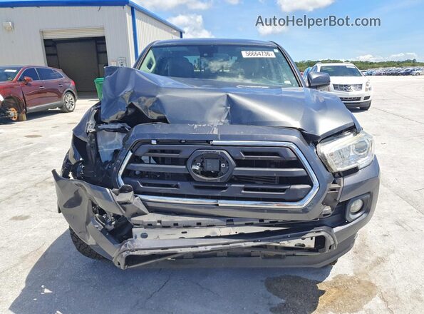 3TMBZ5DN0KM021724 2019 TOYOTA TACOMA Gray Вид спереду