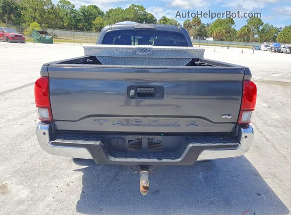 3TMBZ5DN0KM021724 2019 TOYOTA TACOMA Gray Вид ззаду
