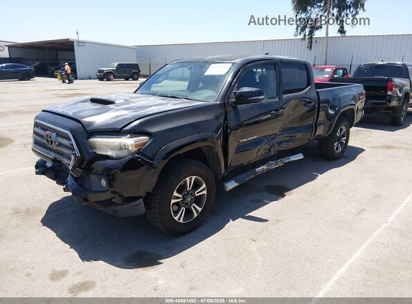 3TMBZ5DN1HM005945 2017 TOYOTA TACOMA Черный Передняя левая четверть