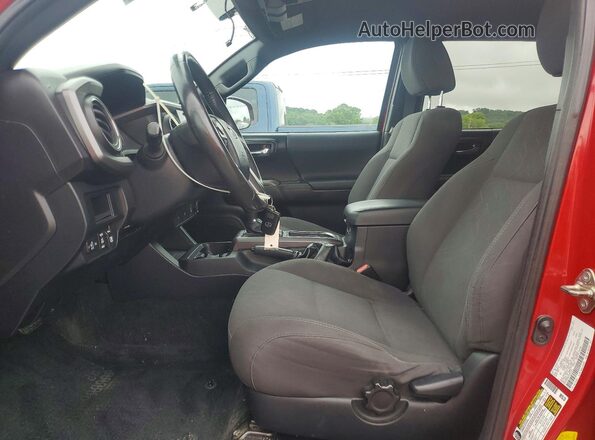 3TMBZ5DN2HM006926 2017 TOYOTA TACOMA Maroon Вид салону спереду