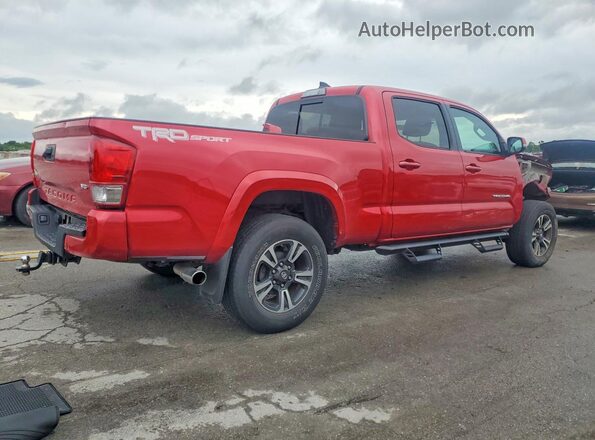 3TMBZ5DN2HM006926 2017 TOYOTA TACOMA Maroon Задня права чверть
