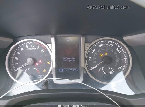 3TMBZ5DN2LM025503 2020 TOYOTA TACOMA White Вид задніх сидінь