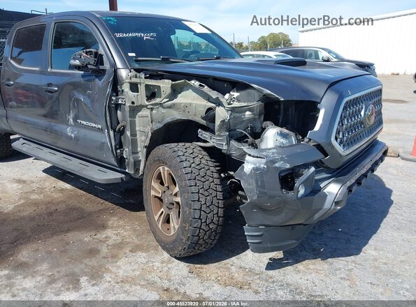 3TMBZ5DN3JM016760 2018 TOYOTA TACOMA Gray Widok z przodu