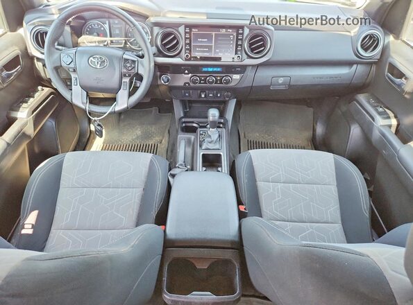 3TMBZ5DN3PM040257 2023 TOYOTA TACOMA White Widok deski rozdzielczej