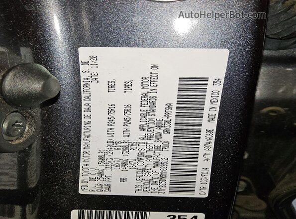 3TMBZ5DN5MM028512 2021 TOYOTA TACOMA Gray Widok naklejki z numerem VIN