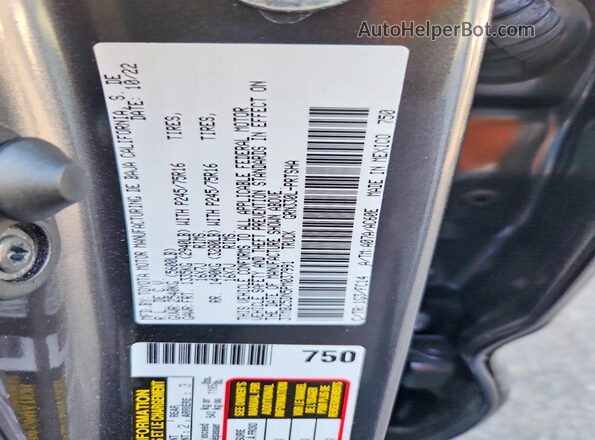 3TMBZ5DN5PM037991 2023 TOYOTA TACOMA Charcoal ძრავის განყოფილების ხედი