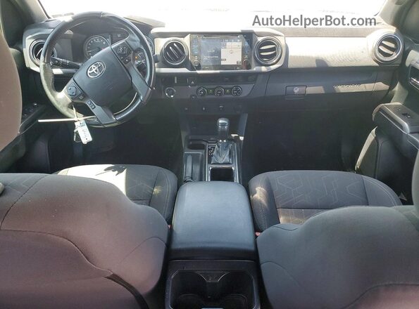 3TMBZ5DN6HM006458 2017 TOYOTA TACOMA Black Widok deski rozdzielczej