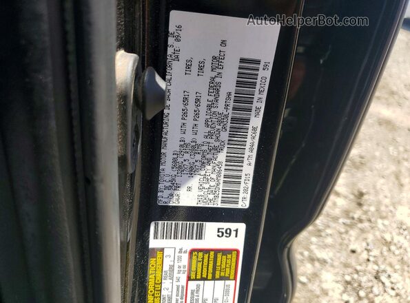 3TMBZ5DN6HM006458 2017 TOYOTA TACOMA Black Widok komory silnika