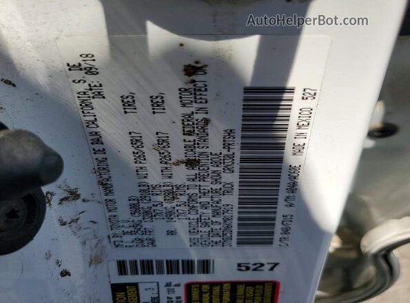 3TMBZ5DN6KM017919 2019 TOYOTA TACOMA White Շարժիչի բաժամունքի տեսք