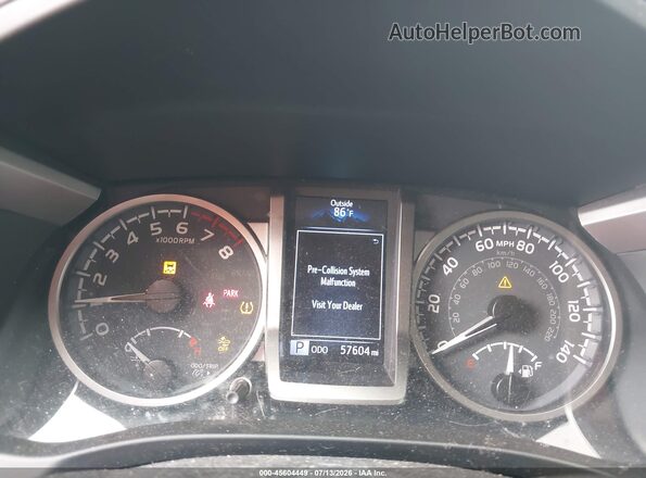 3TMBZ5DN8NM033494 2022 TOYOTA TACOMA White უკანა სავარძლების ხედი