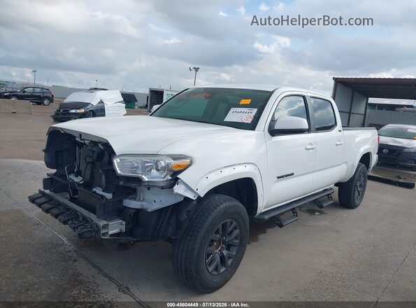 3TMBZ5DN8NM033494 2022 TOYOTA TACOMA White წინა მარცხენა ხედი სამი მეოთხედიდან