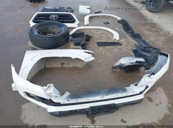 3TMBZ5DN8NM033494 2022 TOYOTA TACOMA White ხელსაწყოთა პანელის ხედი