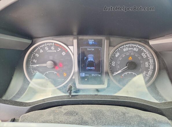 3TMBZ5DN8NM033639 2022 TOYOTA TACOMA Red ხელსაწყოთა პანელის ხედი