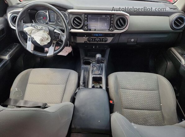 3TMBZ5DN8NM033639 2022 TOYOTA TACOMA Red წინა პანელის ხედი