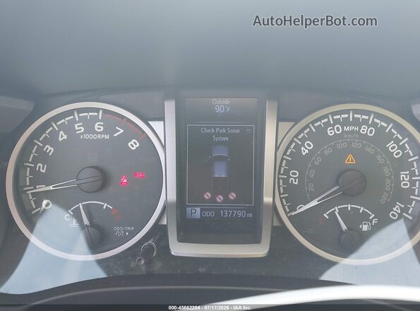 3TMBZ5DN9KM018952 2019 TOYOTA TACOMA Gray Вид задніх сидінь