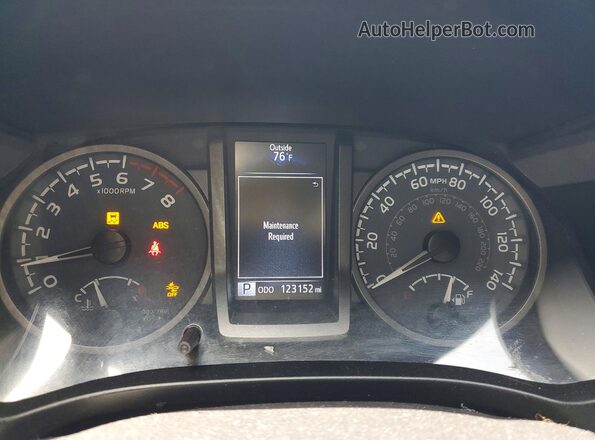 3TMBZ5DN9MM029677 2021 TOYOTA TACOMA White Вид щитка приладів