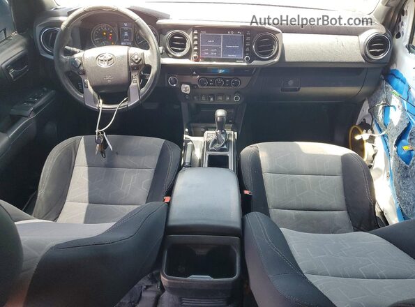 3TMBZ5DN9MM029677 2021 TOYOTA TACOMA White Вид панелі приладів