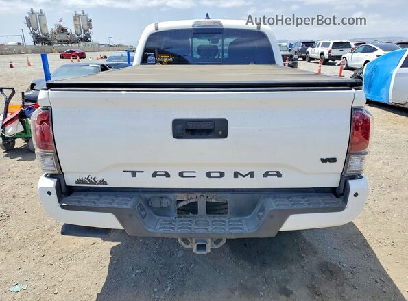 3TMBZ5DN9MM029677 2021 TOYOTA TACOMA White Вид ззаду