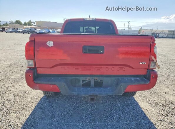 3TMBZ5DNXHM006964 2017 TOYOTA TACOMA Red Հետևի տեսք